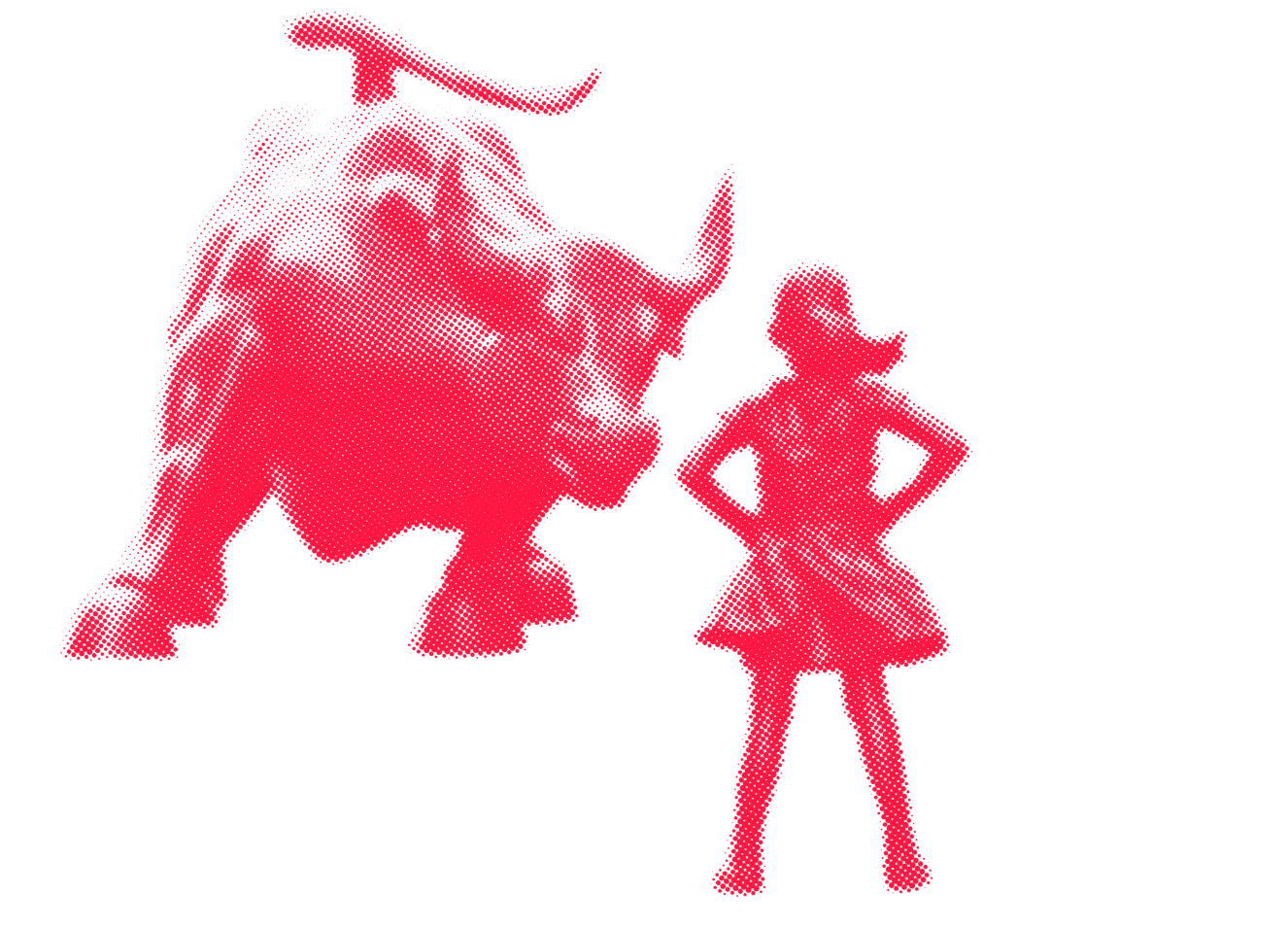 Bull girl red